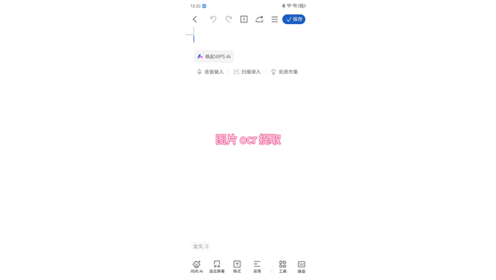 WPS 文字高效输入技巧